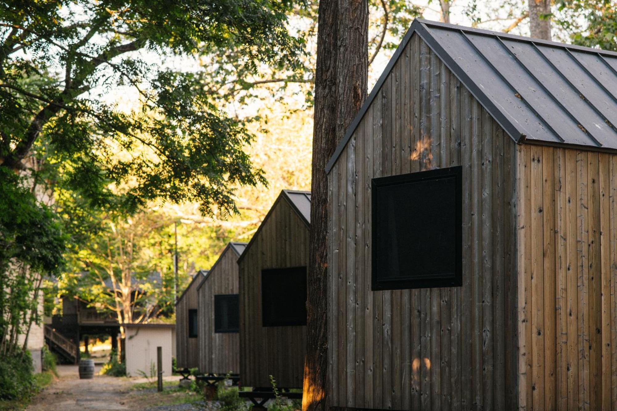 Johnson'S Beach Cabins And Campground Guerneville Esterno foto